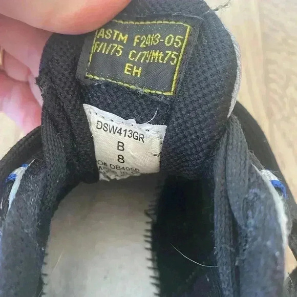 Dunham Mens Hiking Shoe Grey Size 8 - Picture 6 of 7